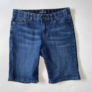 Liz Claiborne Denim Bermuda Shorts 4P